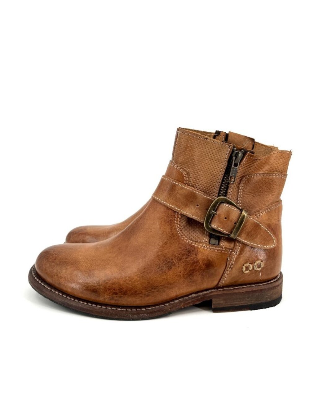 Bed Stu Becca In Tan Rustic Size 6.5 Ankle Boots - Damaged